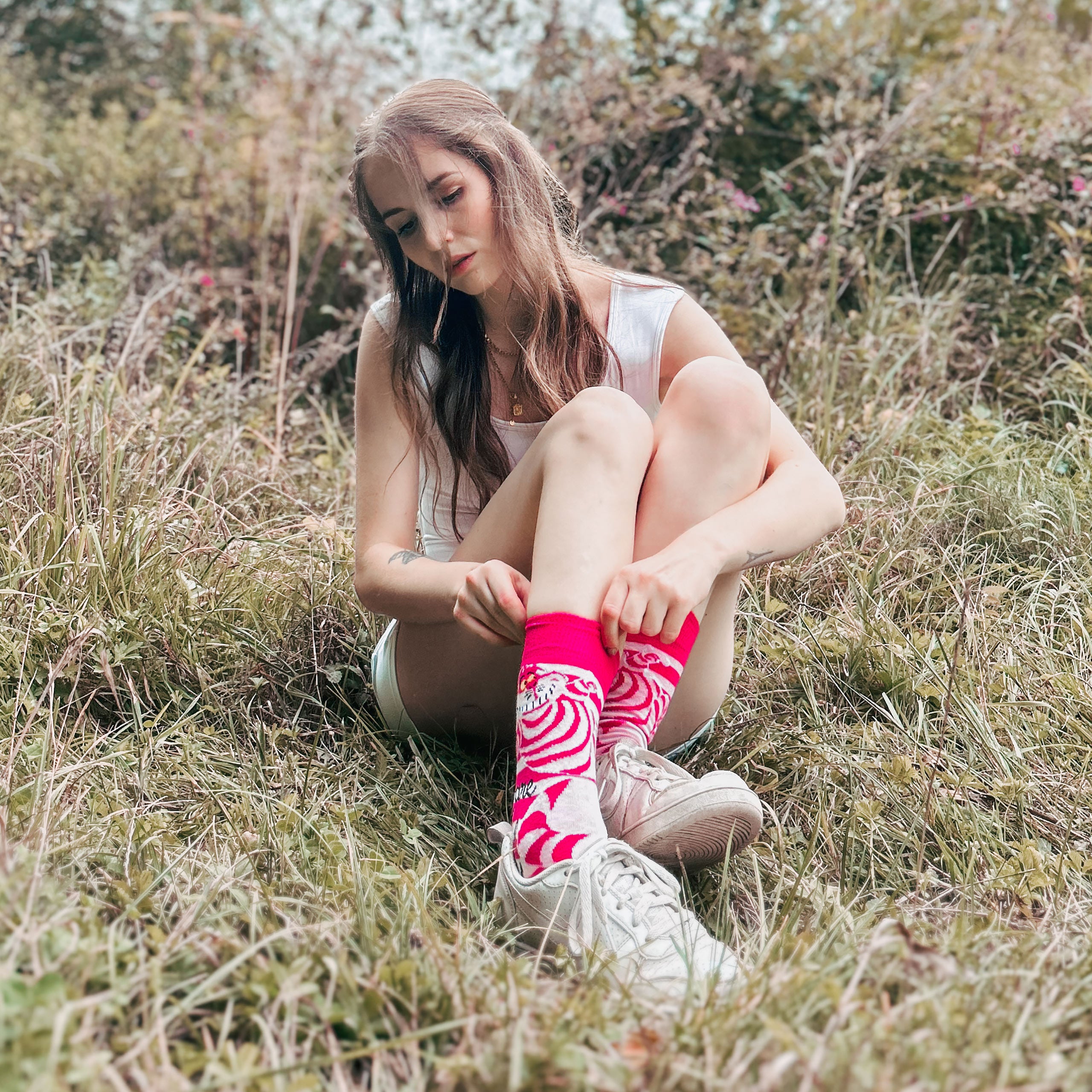 Imagen del producto Conjunto de 3 calcetines de Alicia en el país de las maravillas