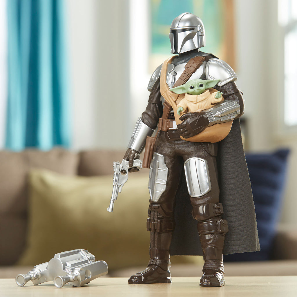 Imagen del producto Conjunto de Figuras de Acción Interactivas Mando y Grogu - Star Wars The Mandalorian