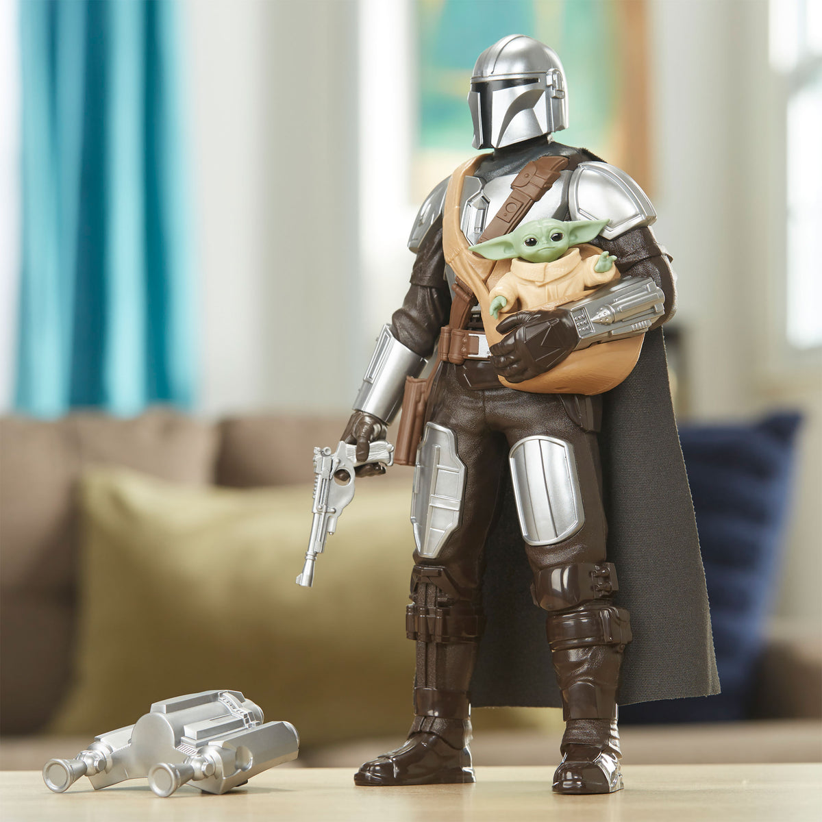 Imagen del producto Conjunto de Figuras de Acción Interactivas Mando y Grogu - Star Wars The Mandalorian
