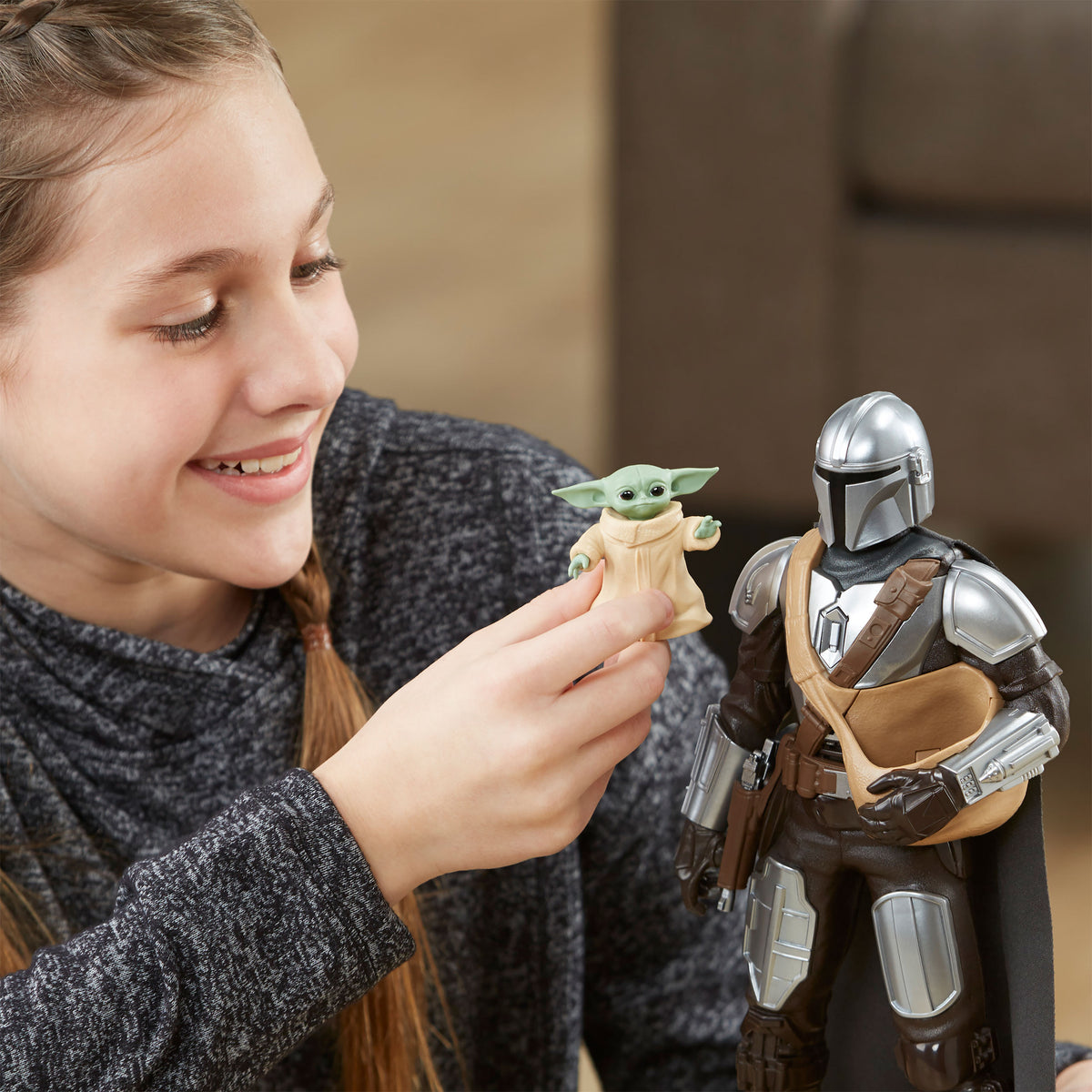 Imagen del producto Conjunto de Figuras de Acción Interactivas Mando y Grogu - Star Wars The Mandalorian
