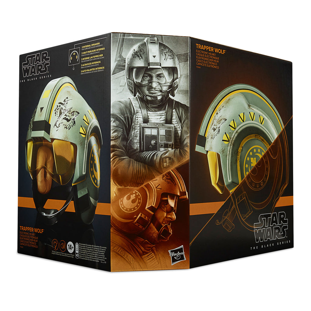 Imagen del producto Star Wars - Réplica del casco Trapper Wolf con efectos de luz y sonido
