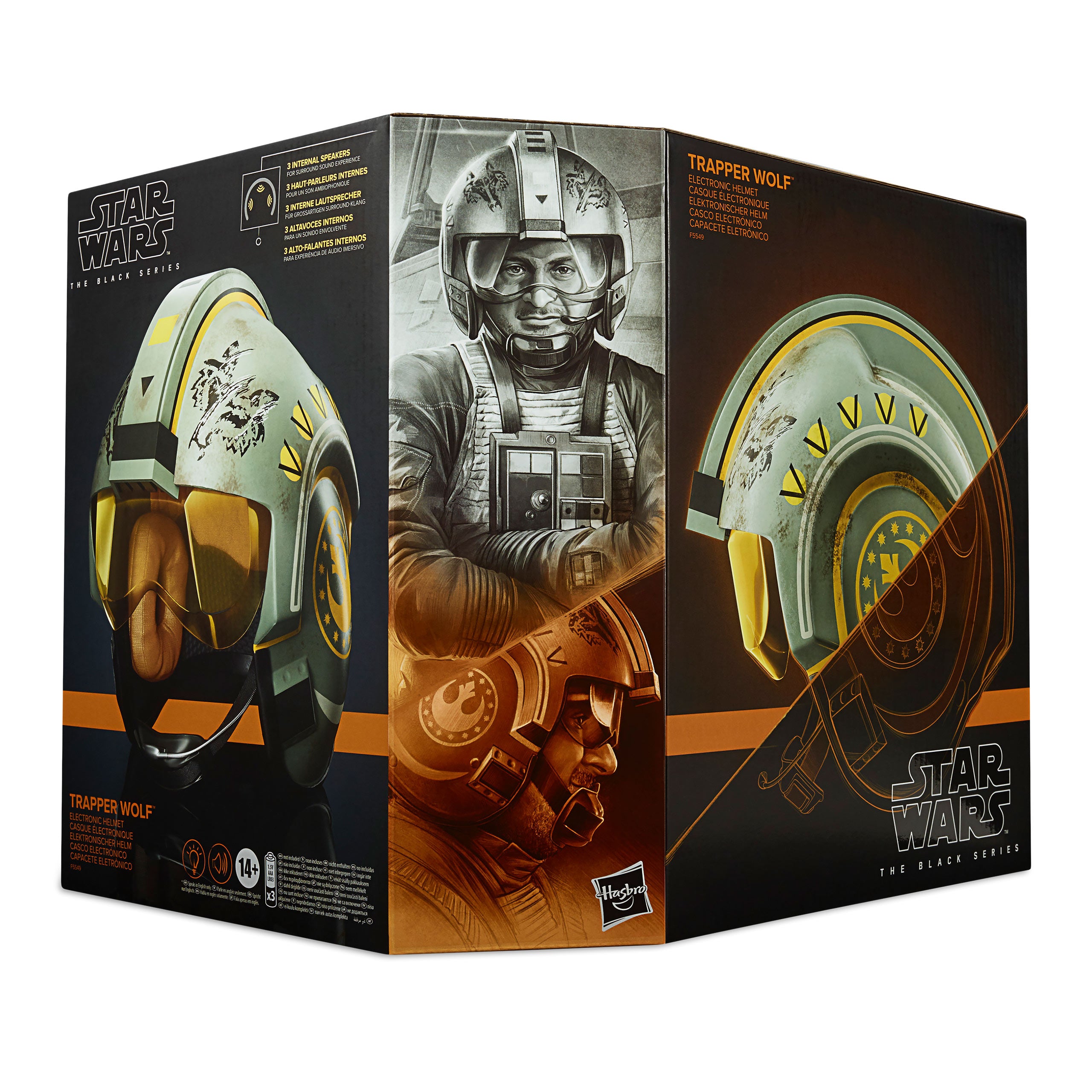Imagen del producto Star Wars - Réplica del casco Trapper Wolf con efectos de luz y sonido