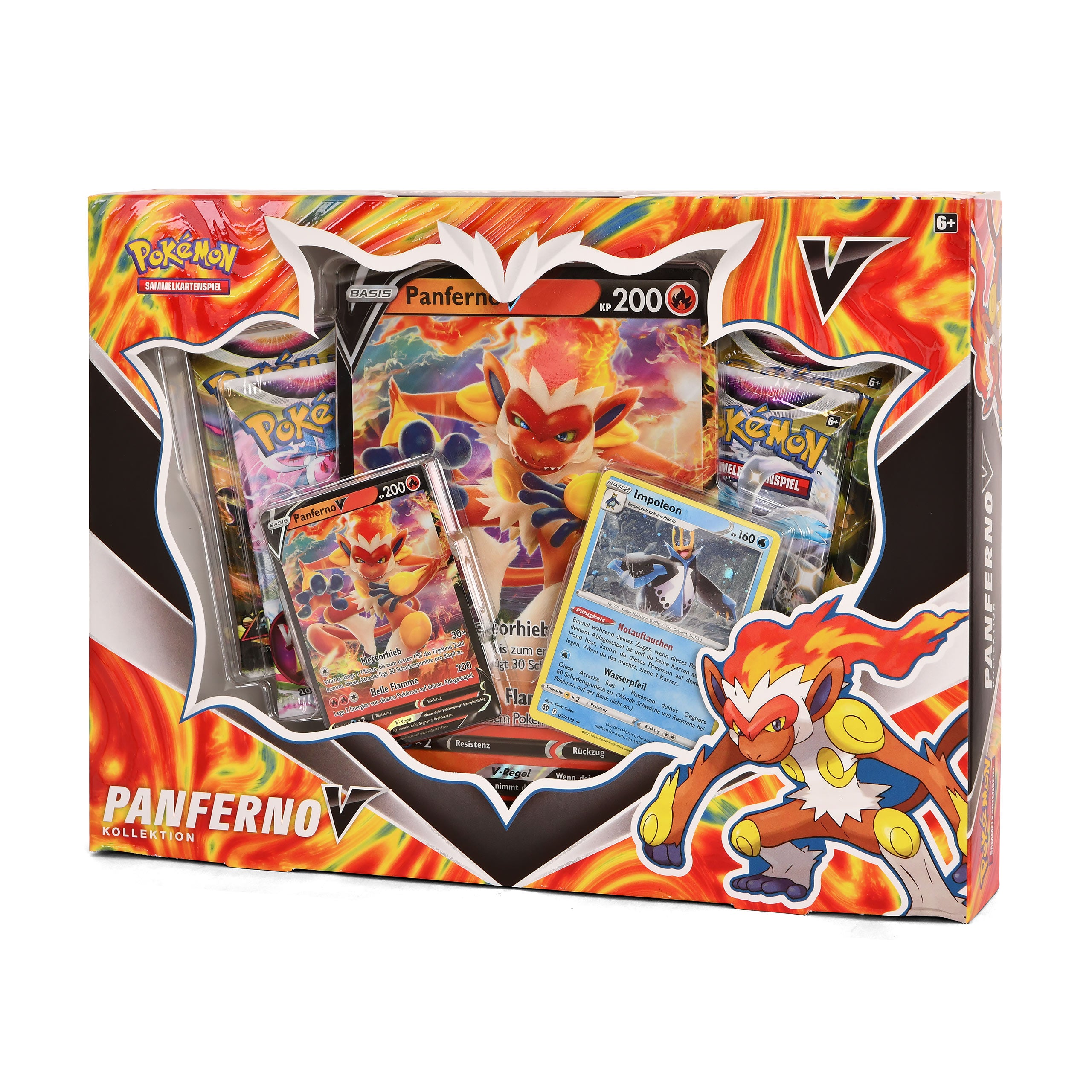 Imagen del producto Pokemon - Caja de tarjetas coleccionables de Infernape