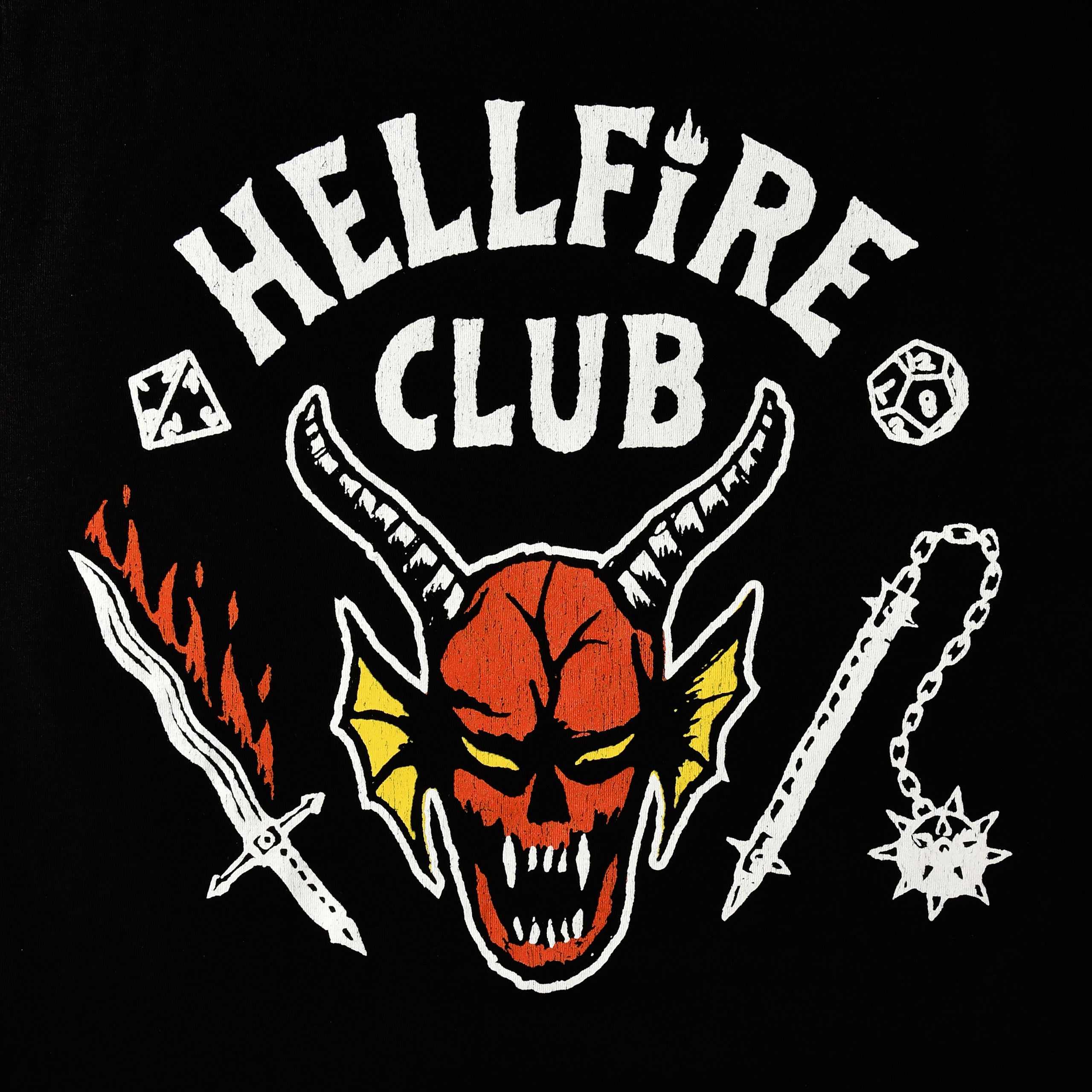 Imagen del producto Stranger Things - Camiseta negra con logotipo del Club Hellfire