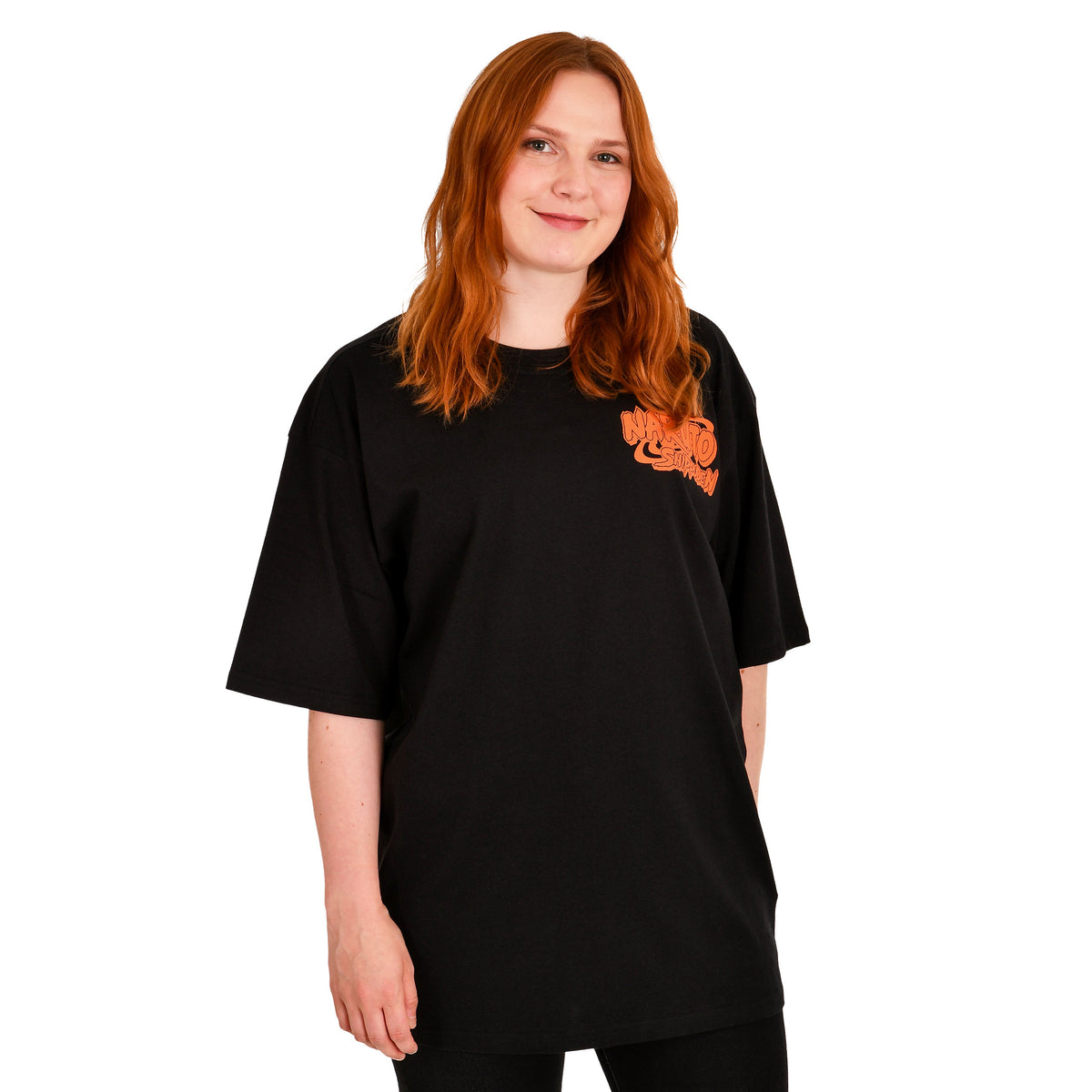 Imagen del producto Naruto Shippuden - Camiseta Oversize de Grupo en negro