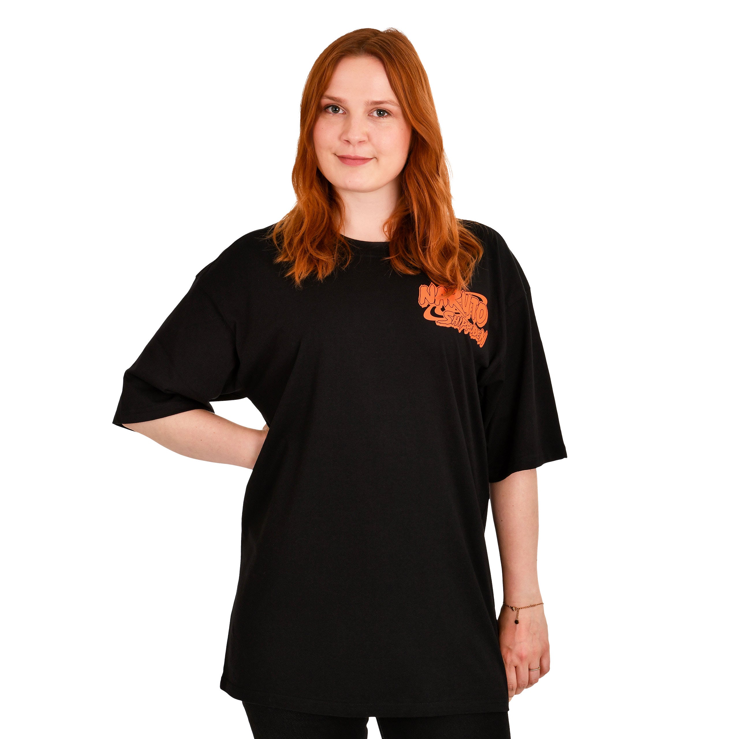 Imagen del producto Naruto Shippuden - Camiseta Oversize de Grupo en negro