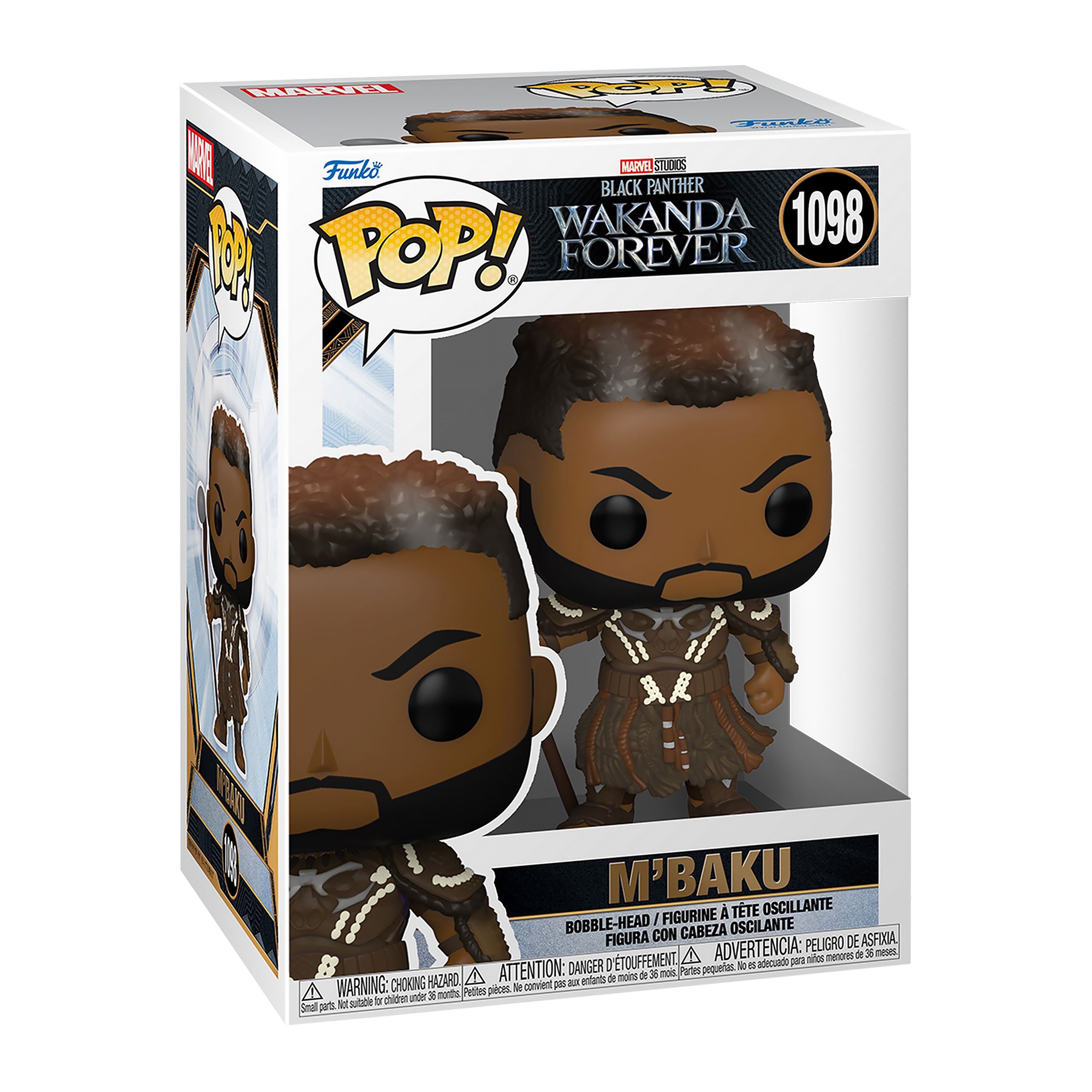 Imagen del producto Black Panther - Figura de cabeza oscilante Funko Pop de M'Baku