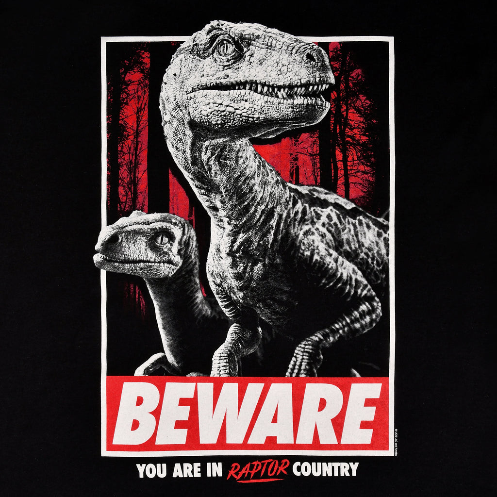 Imagen del producto Jurassic Park - Cuidado Raptor Country Camiseta negra