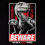 Imagen del producto Jurassic Park - Cuidado Raptor Country Camiseta negra
