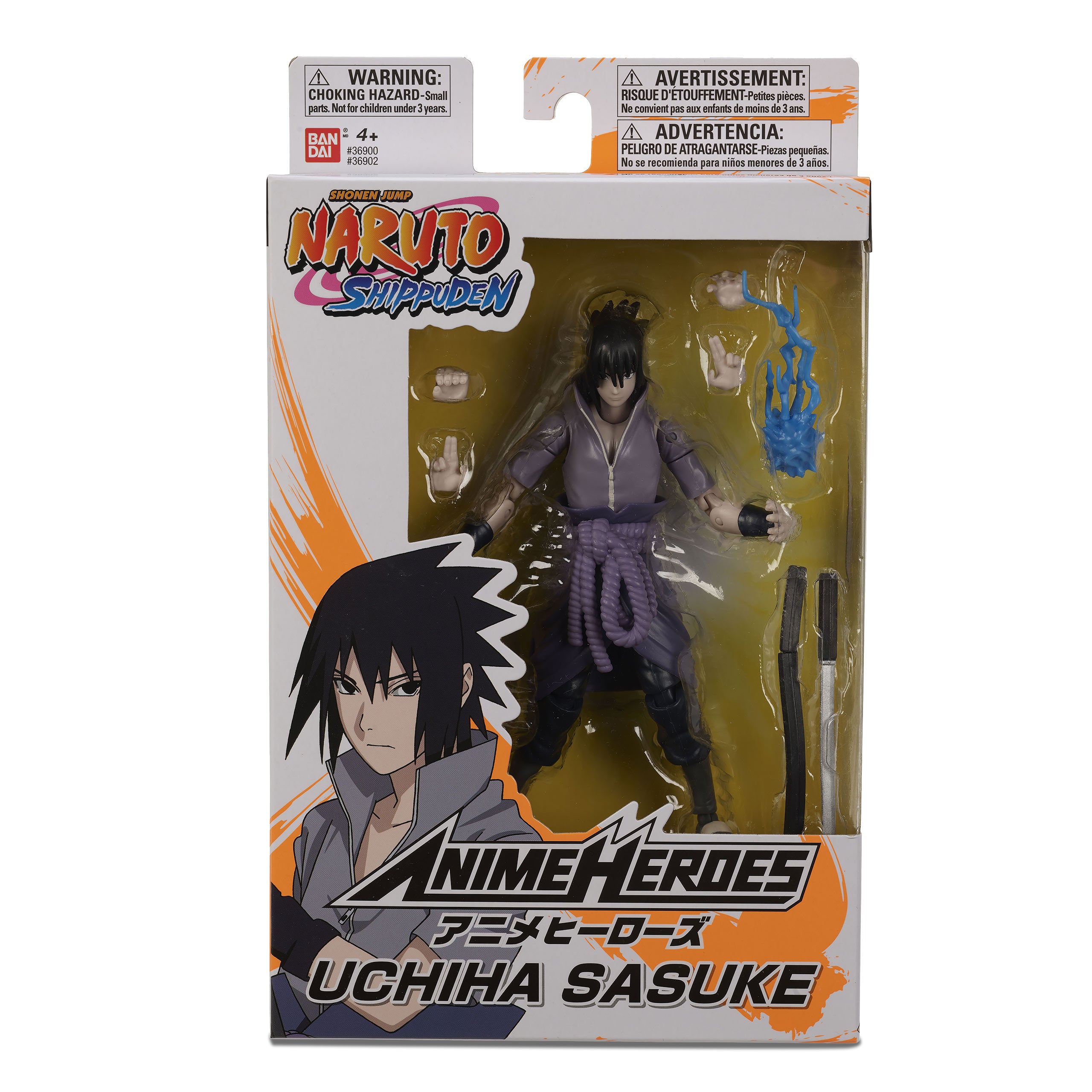 Imagen del producto Naruto Shippuden - Uchiha Sasuke Figura de Acción Anime Heroes