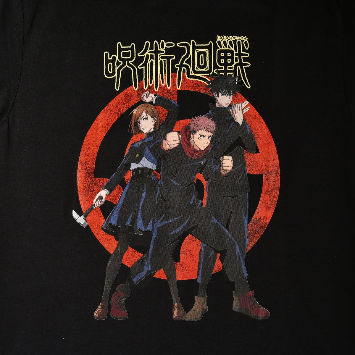 Product image Jujutsu Kaisen - Yuji, Megumi, Nobara T-Shirt black