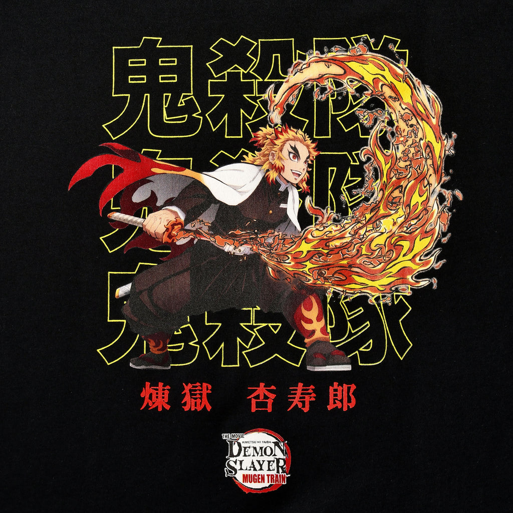 Imagen del producto Demon Slayer - Camiseta negra de Rengoku Pose