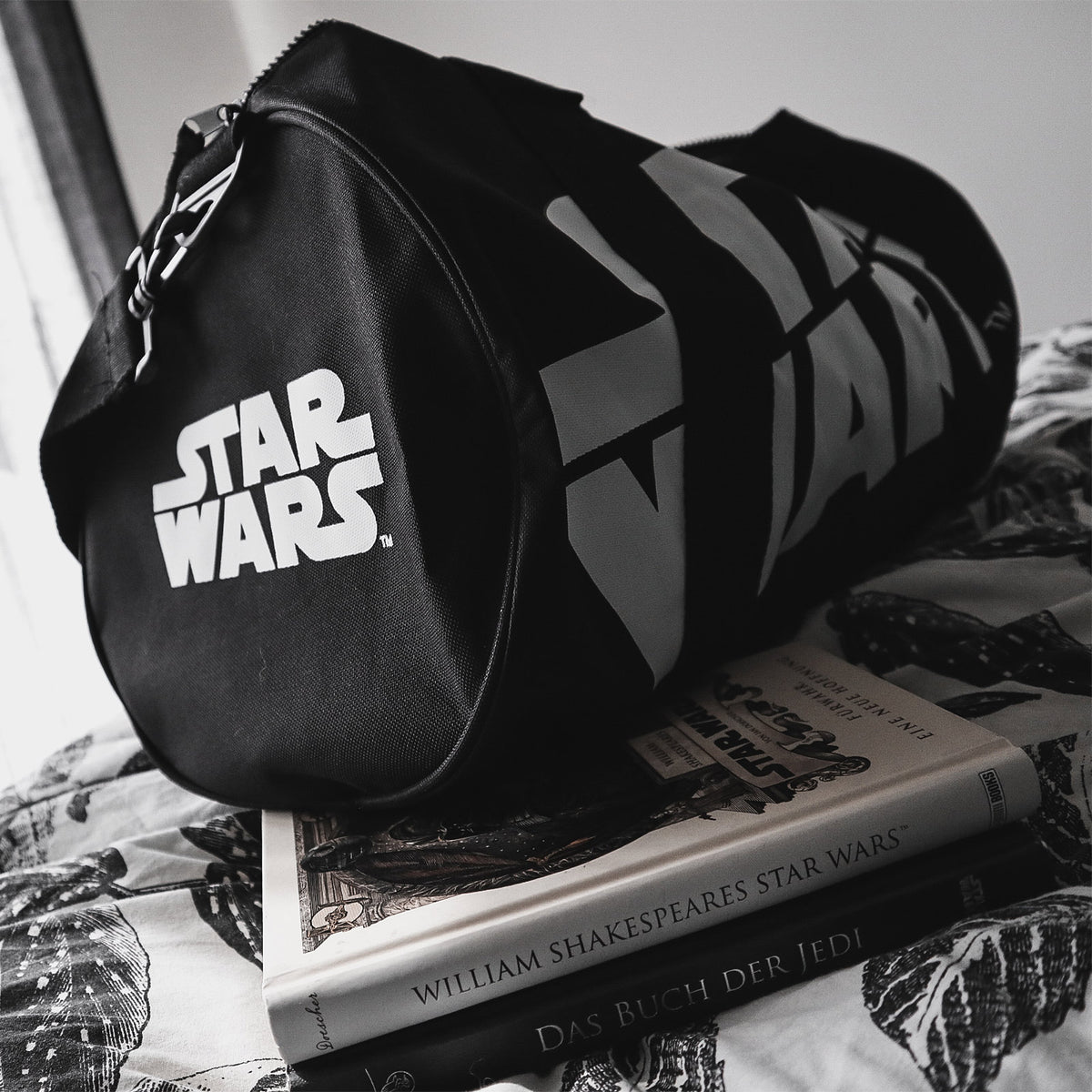 Imagen del producto Star Wars - Bolsa de deporte con logo negra