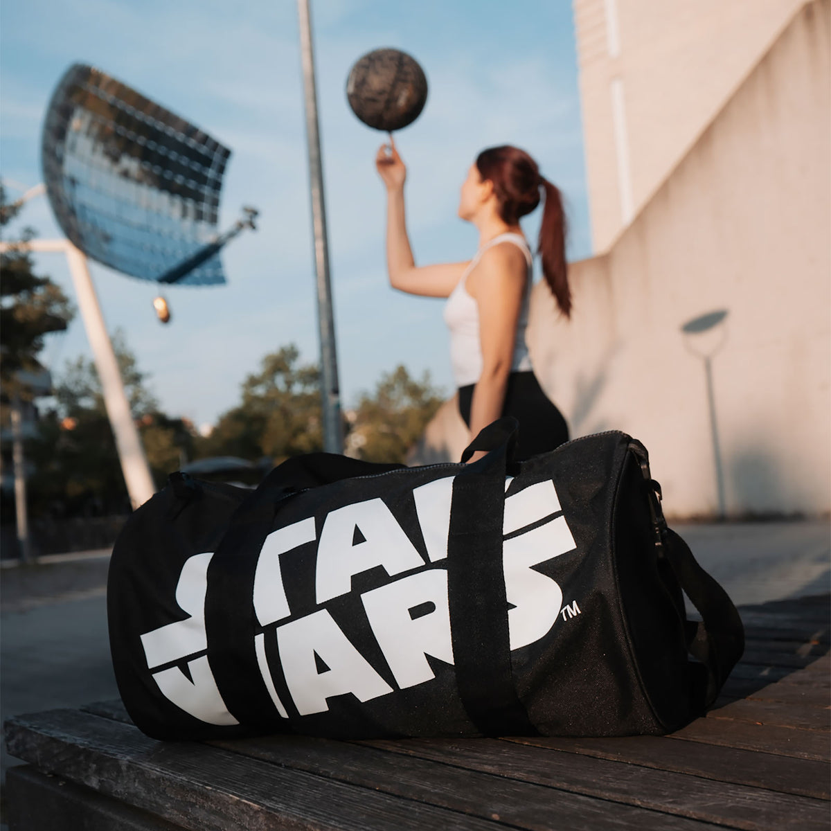 Imagen del producto Star Wars - Bolsa de deporte con logo negra