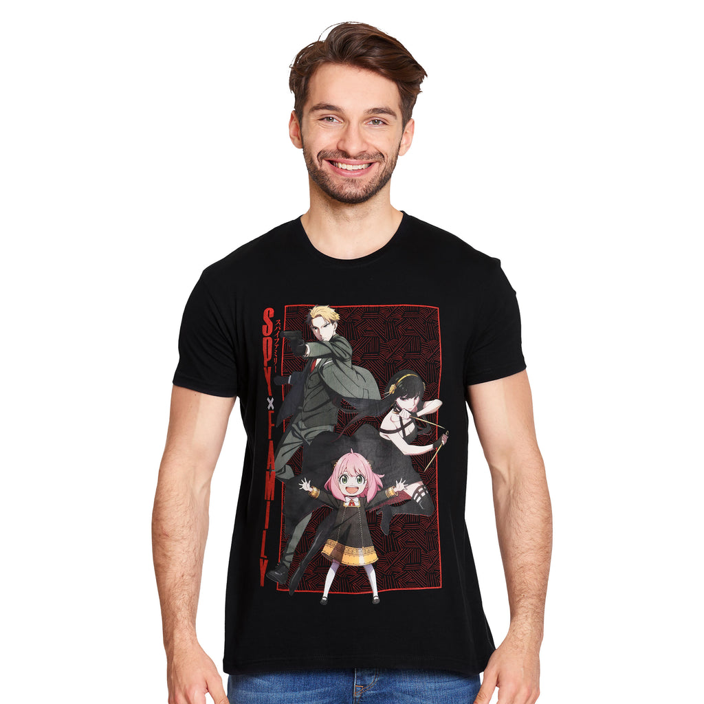 Product image Spy x Family - Group Poster T-Shirt black