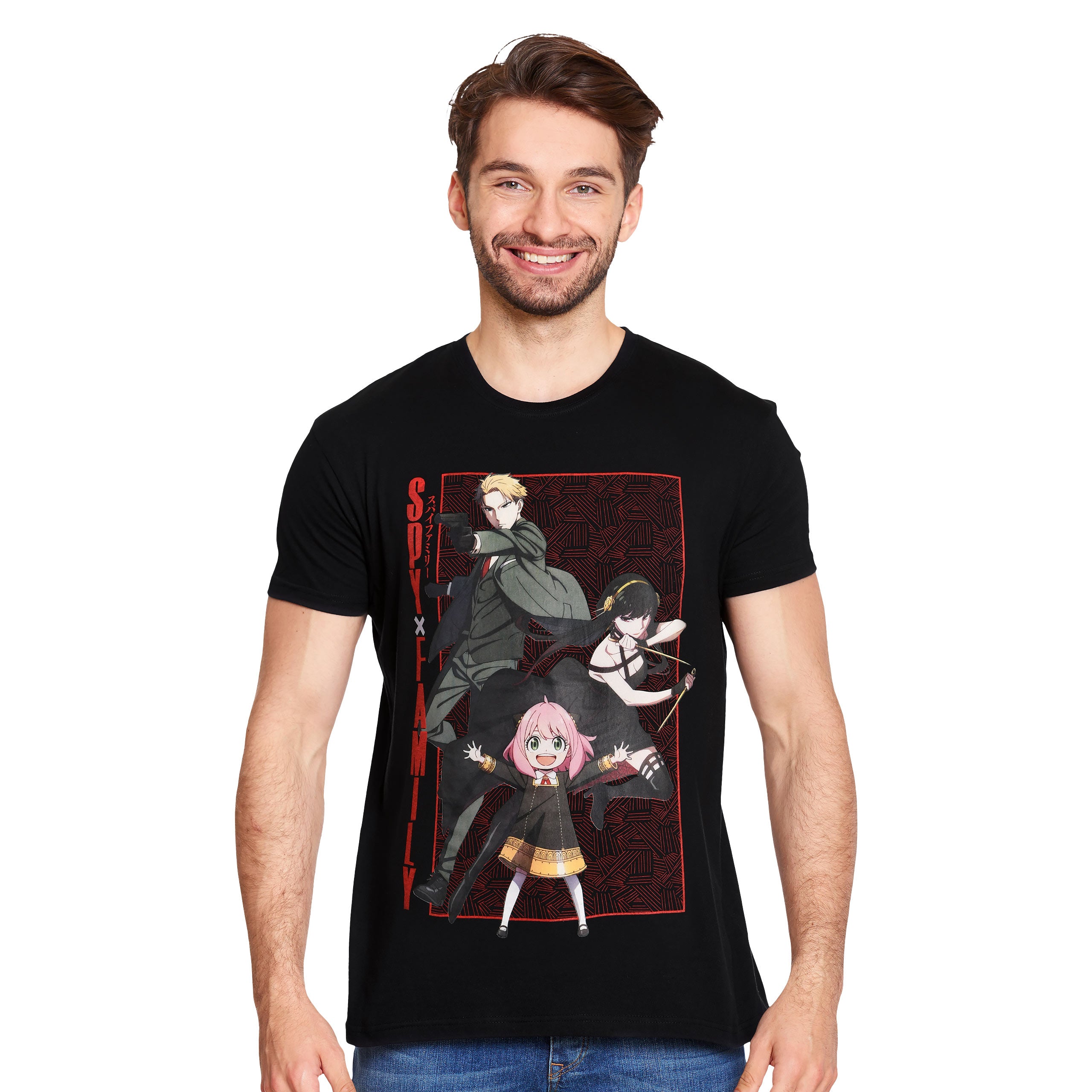 Product image Spy x Family - Group Poster T-Shirt black