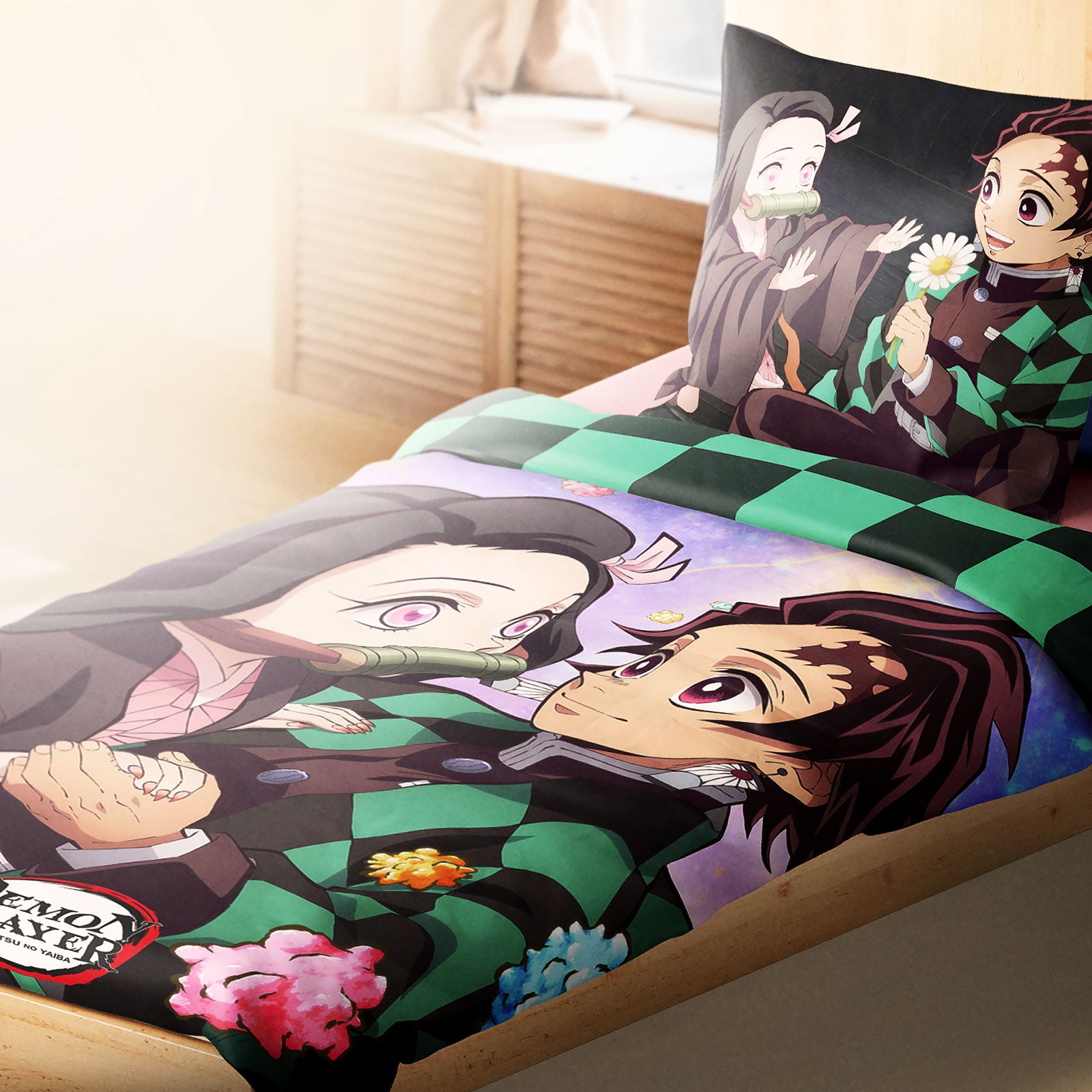 Imagen del producto Demon Slayer - Ropa de cama de Nezuko y Tanjiro