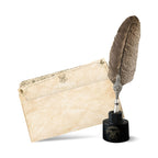 Imagen del producto Harry Potter - Pluma con set de papel de cartas de Hogwarts