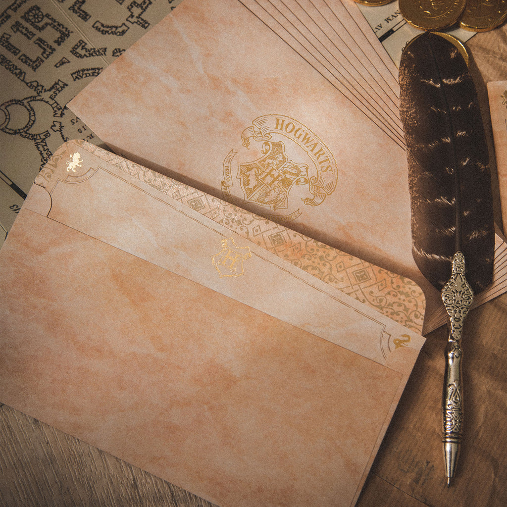 Imagen del producto Harry Potter - Pluma con set de papel de cartas de Hogwarts