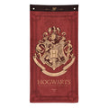 Imagen del producto Harry Potter - Escudo de Hogwarts en pergamino de pared rojo