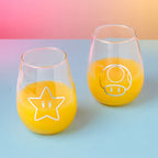 Imagen del producto Super Mario - Star & Super Mushroom Glasses Set de 2
