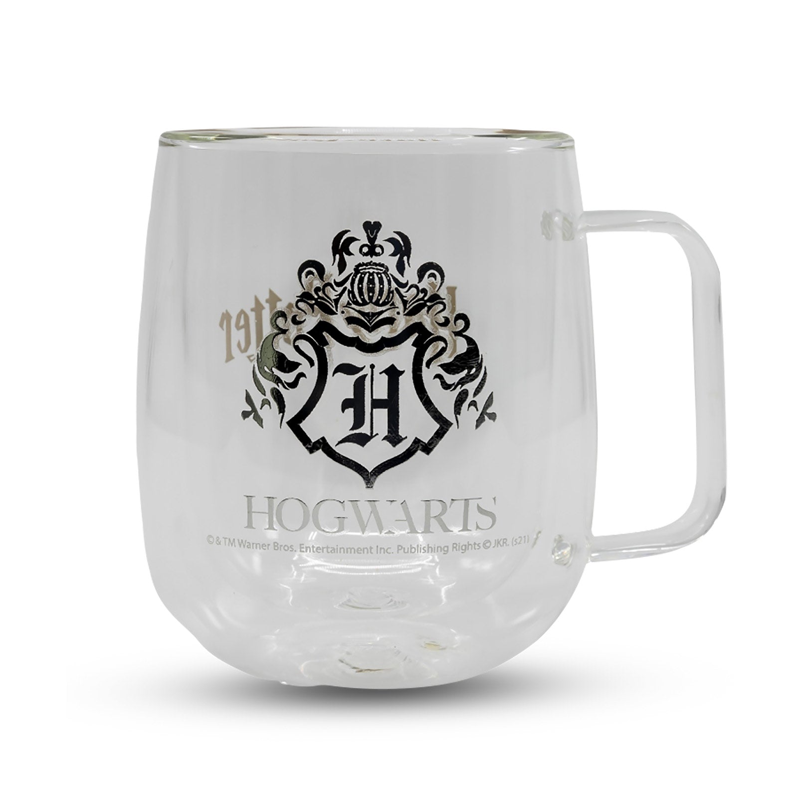 Imagen del producto Harry Potter - Copa de vidrio con el escudo de Hogwarts