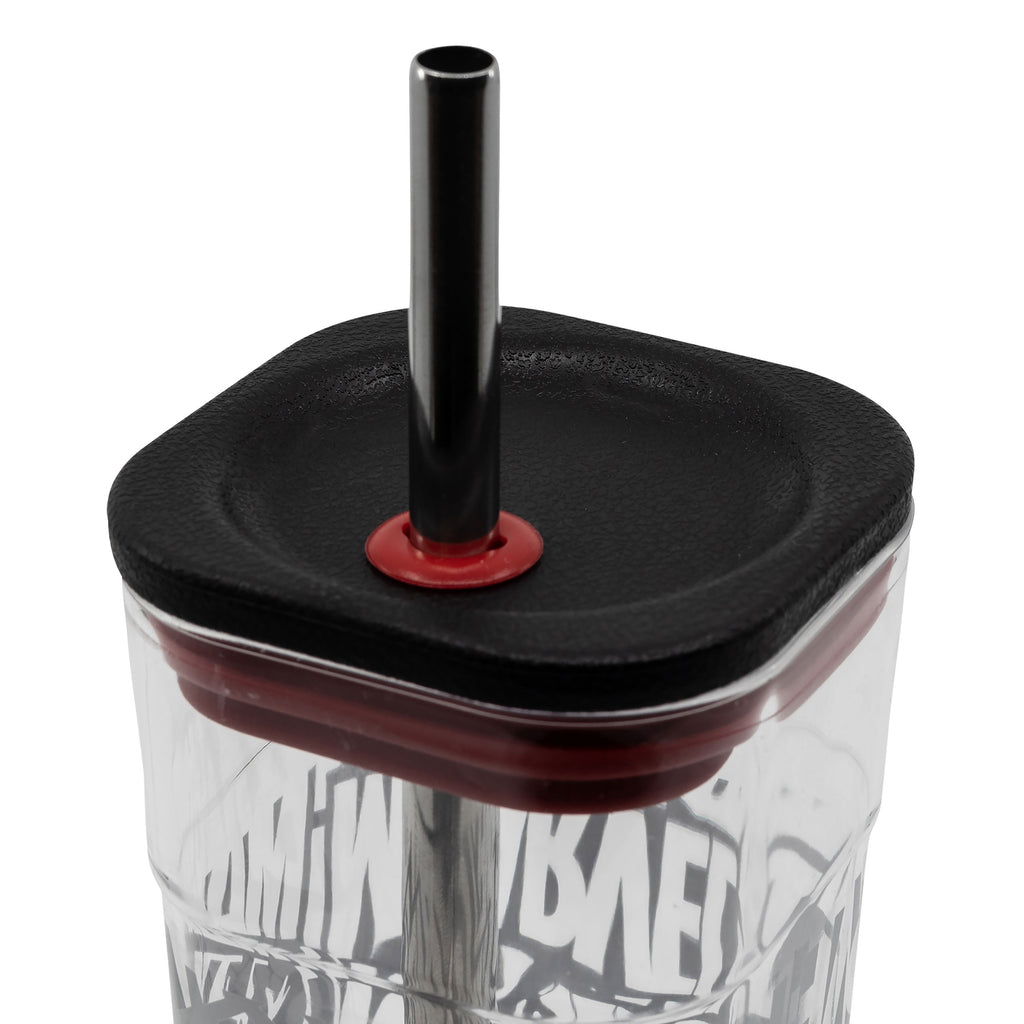 Imagen del producto Marvel - Vaso con logotipo y pajita