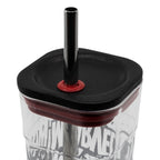 Imagen del producto Marvel - Vaso con logotipo y pajita