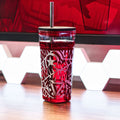 Imagen del producto Marvel - Vaso con logotipo y pajita
