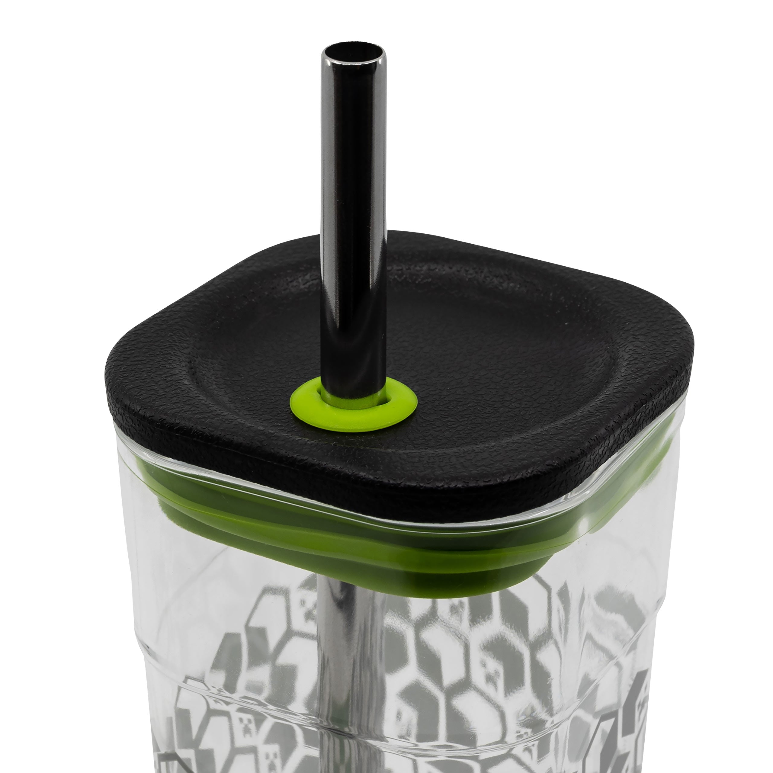 Imagen del producto Minecraft - Vaso Creeper con pajita
