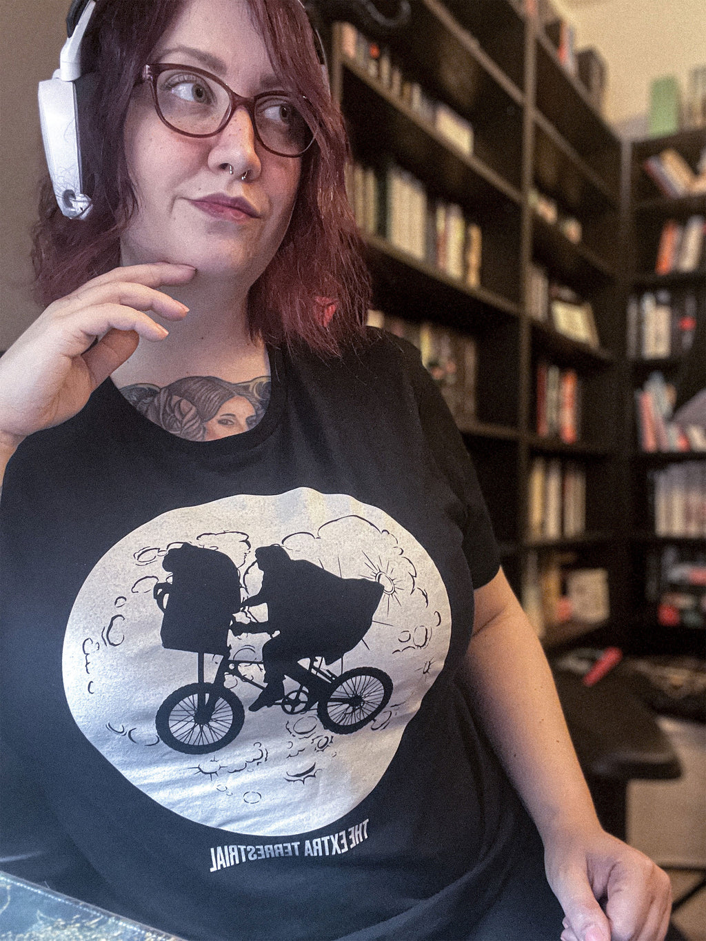 Imagen del producto E.T. - Camiseta Moonlight Shadow negra