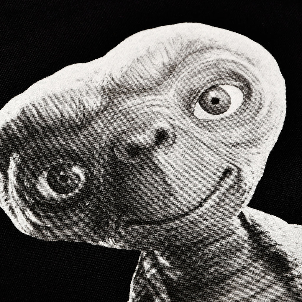Imagen del producto E.T. - Camiseta de personaje monocromático negro