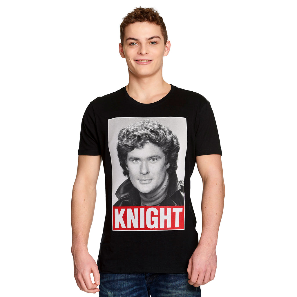 Imagen del producto Knight Rider - Camiseta negra de Michael Knight