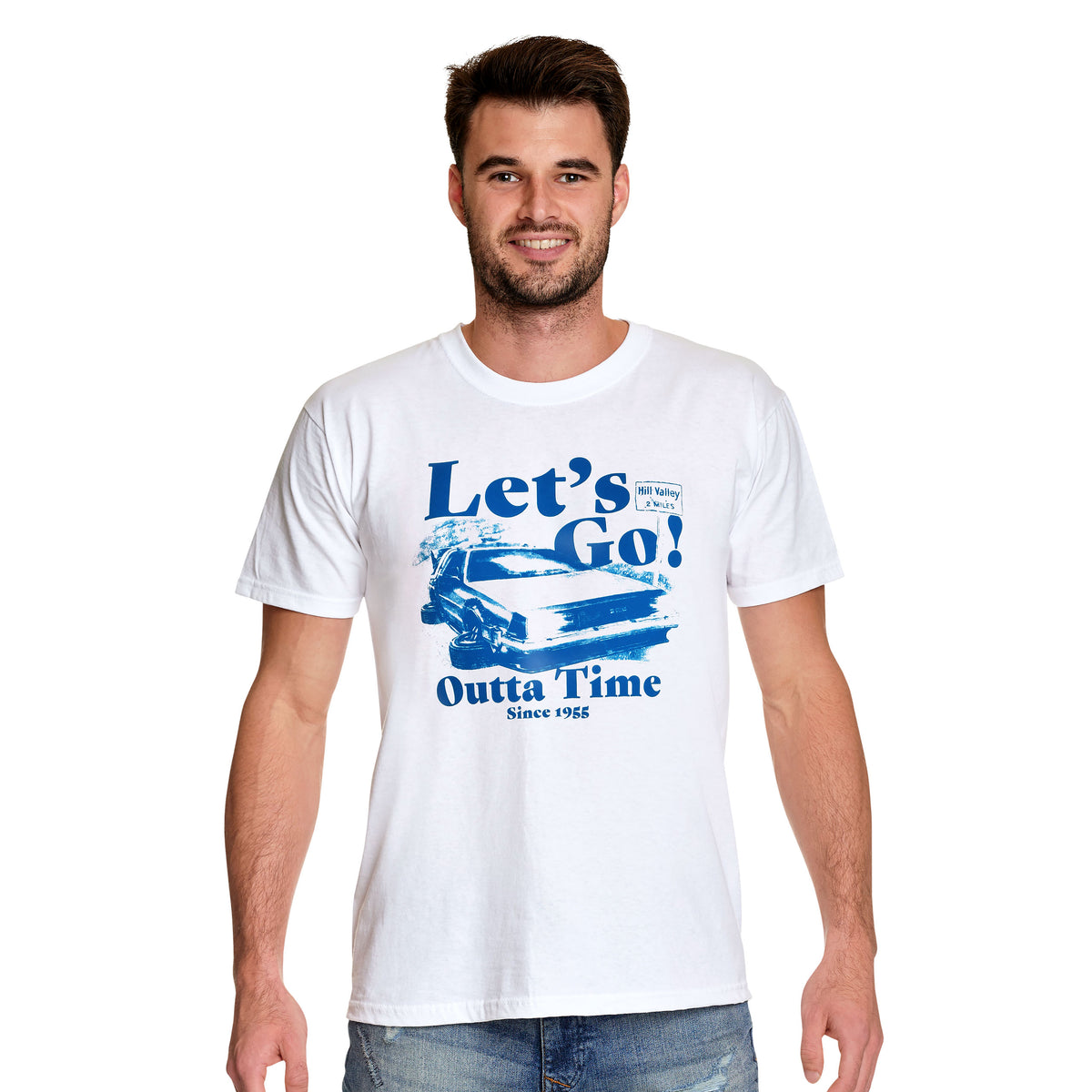 Imagen del producto Regreso al Futuro - Camiseta Let's Go blanca