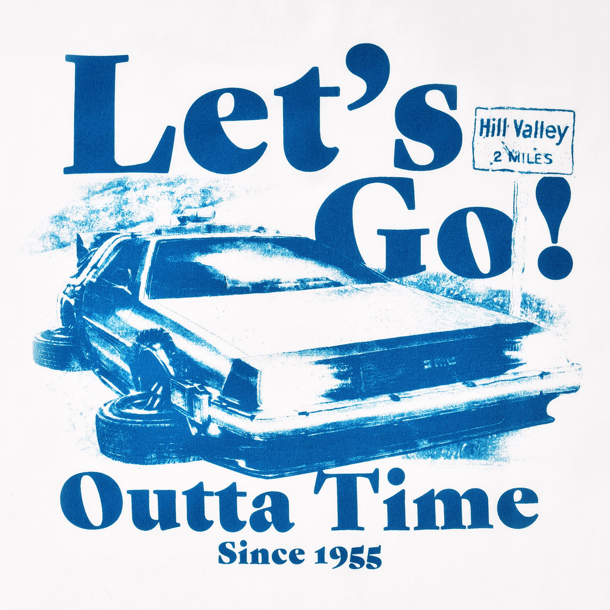 Imagen del producto Regreso al Futuro - Camiseta Let's Go blanca