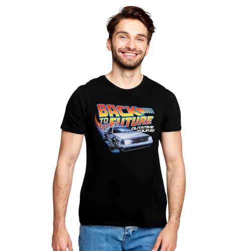 Imagen del producto Regreso al Futuro - Camiseta Outatime Tour negra