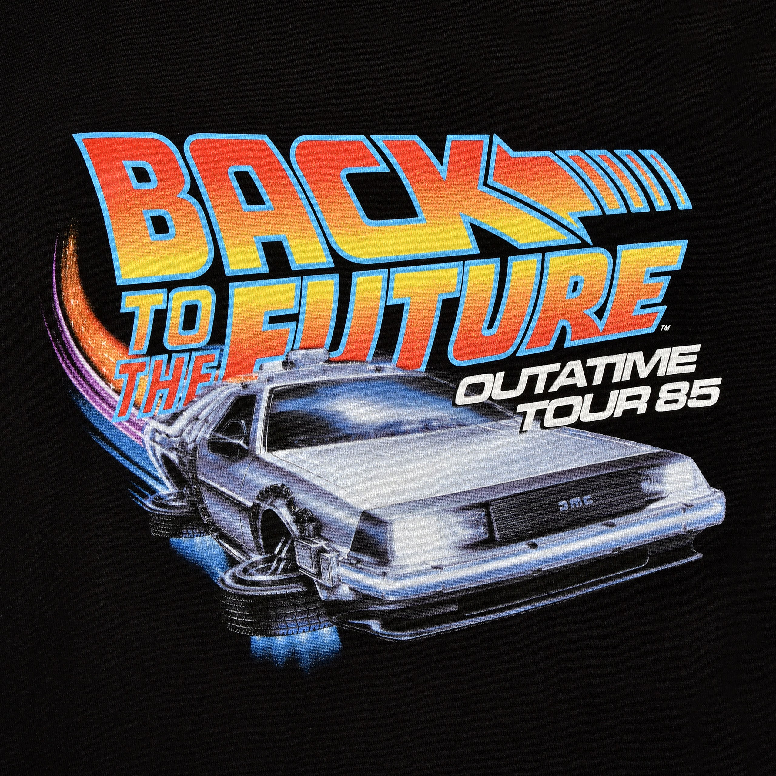 Imagen del producto Regreso al Futuro - Camiseta Outatime Tour negra