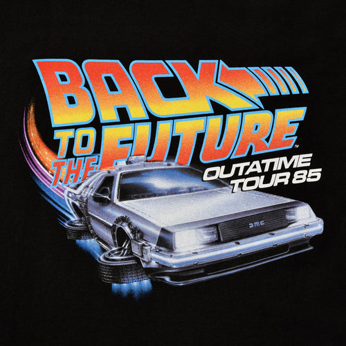 Imagen del producto Regreso al Futuro - Camiseta Outatime Tour negra