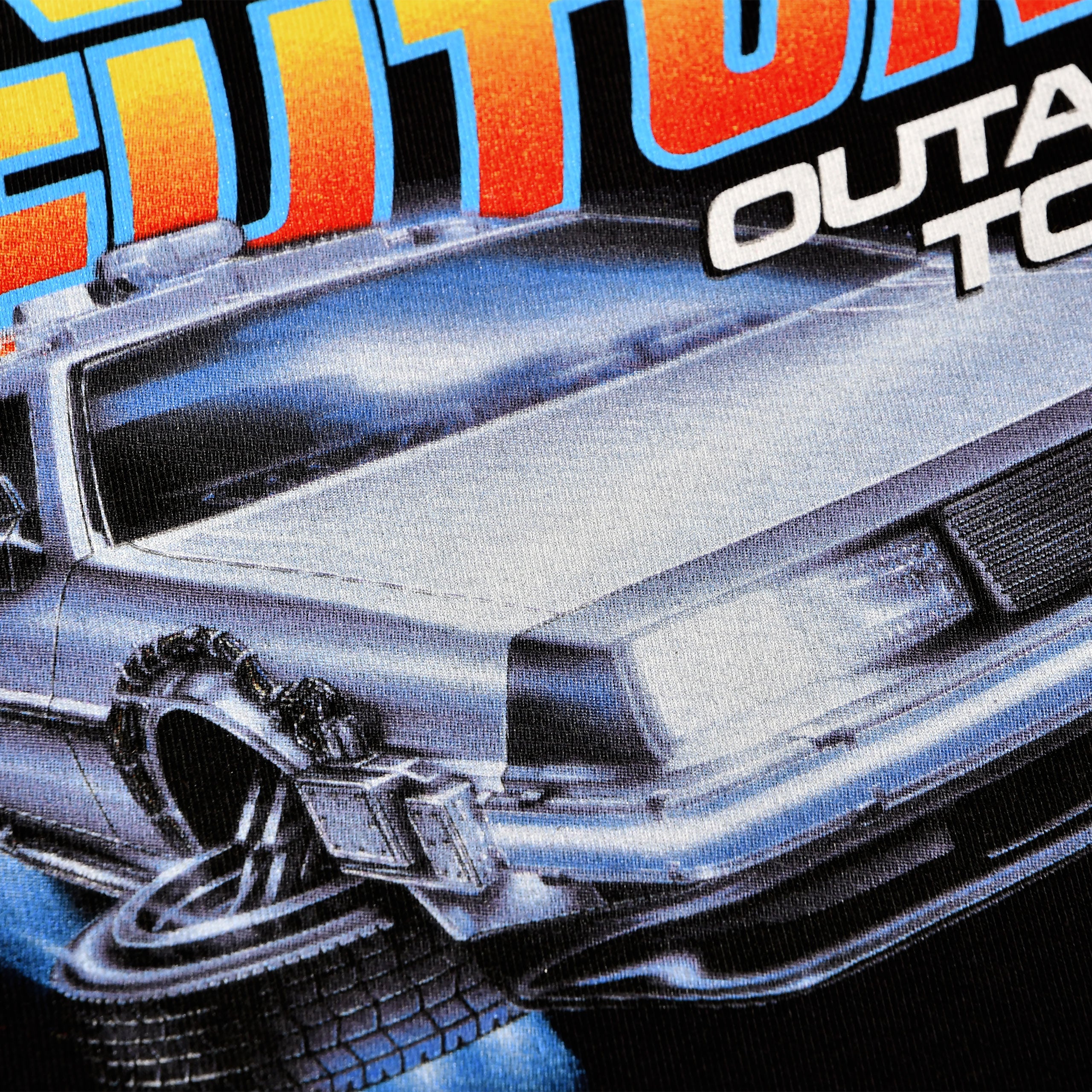 Imagen del producto Regreso al Futuro - Camiseta Outatime Tour negra