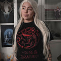 Imagen del producto House of the Dragon - Camiseta con logo negro
