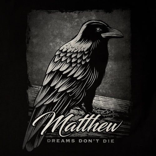 Imagen del producto Camiseta Dreams Don't Die para fans de Sandman negra