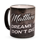 Imagen del producto Taza Dreams Don't Die para fans de Sandman