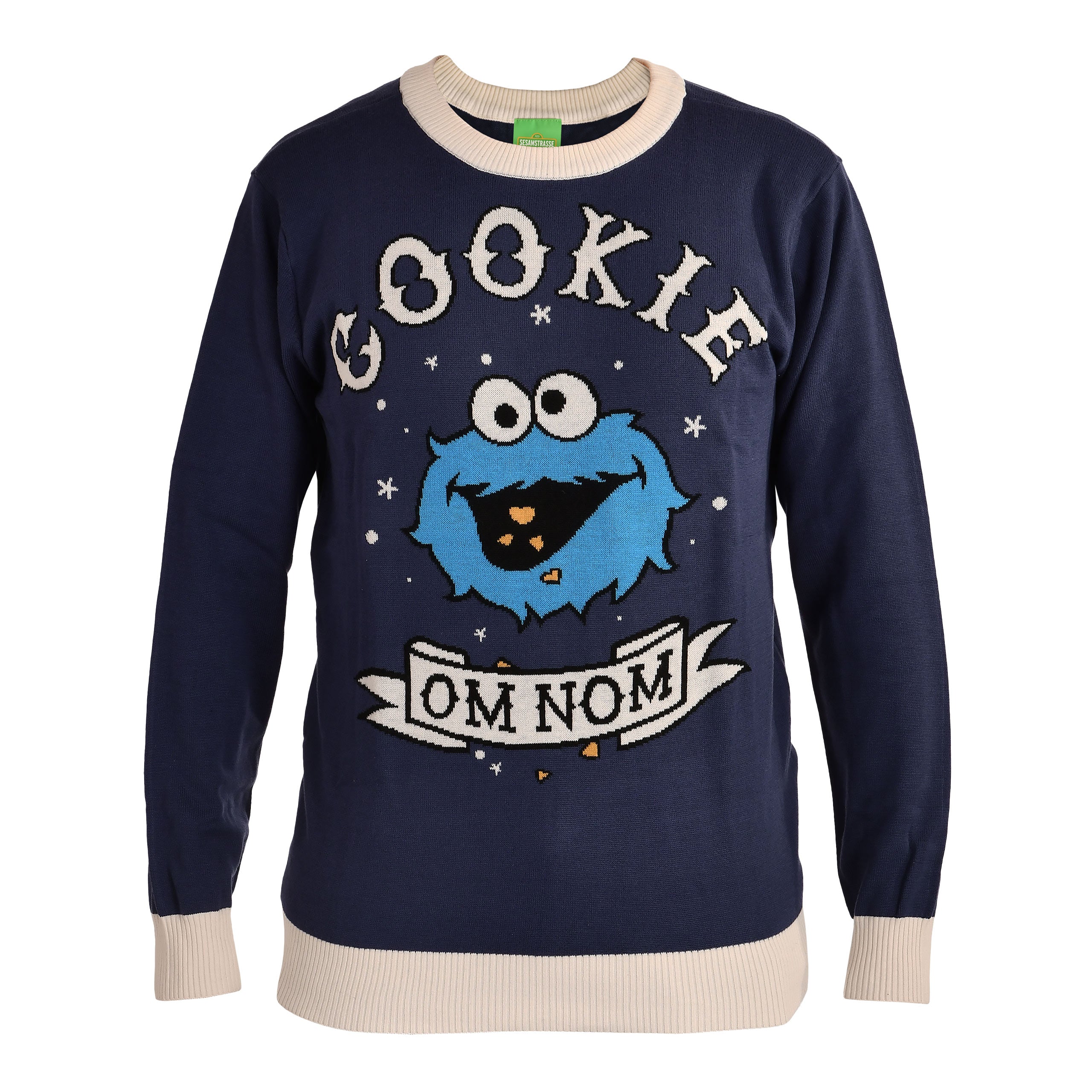 Imagen del producto Jersey de punto Cookie Om Nom del Monstruo de las Galletas - Barrio Sésamo