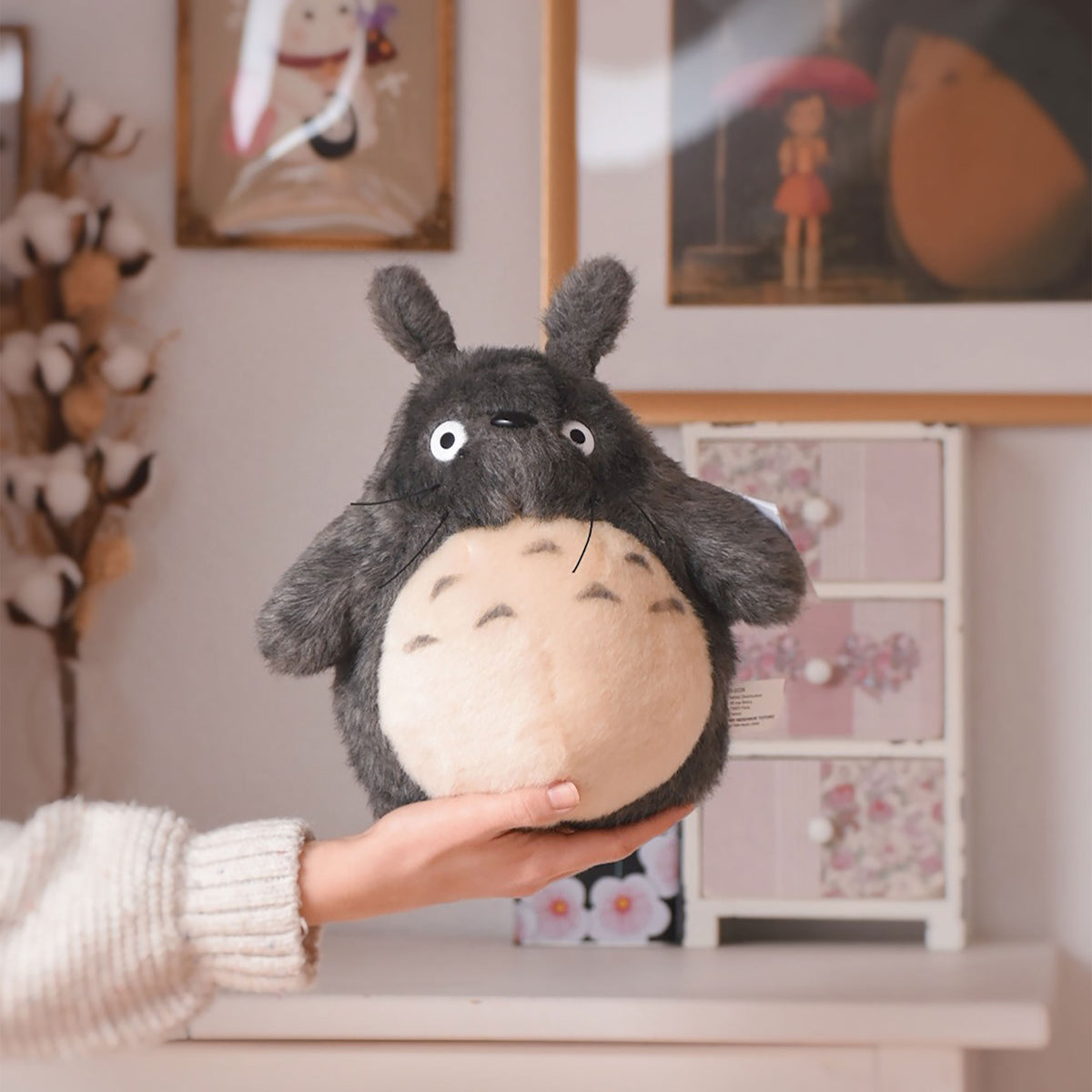 Imagen del producto Figura de peluche Totoro gris