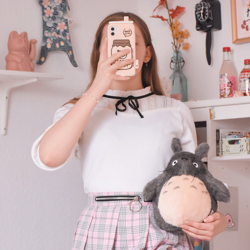 Imagen del producto Figura de peluche Totoro gris