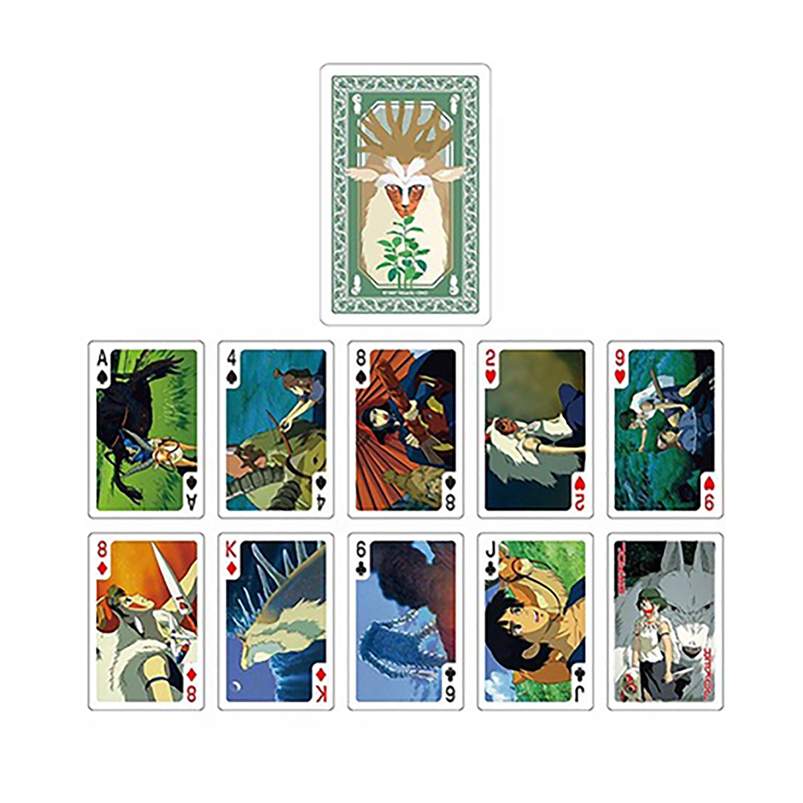 Imagen del producto Cartas de juego de la Princesa Mononoke