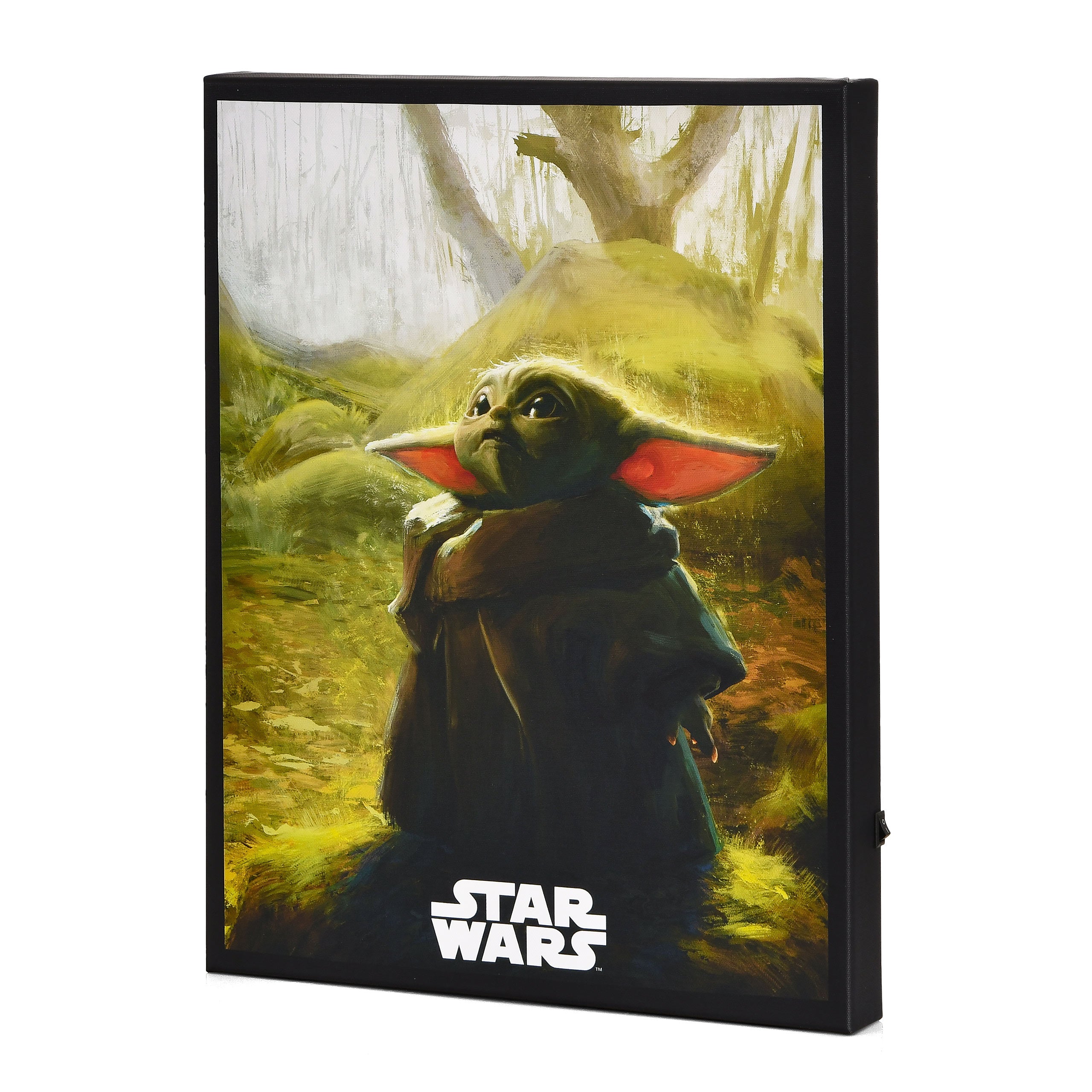 Imagen del producto Cuadro de pared Grogu con luz - Star Wars The Mandalorian