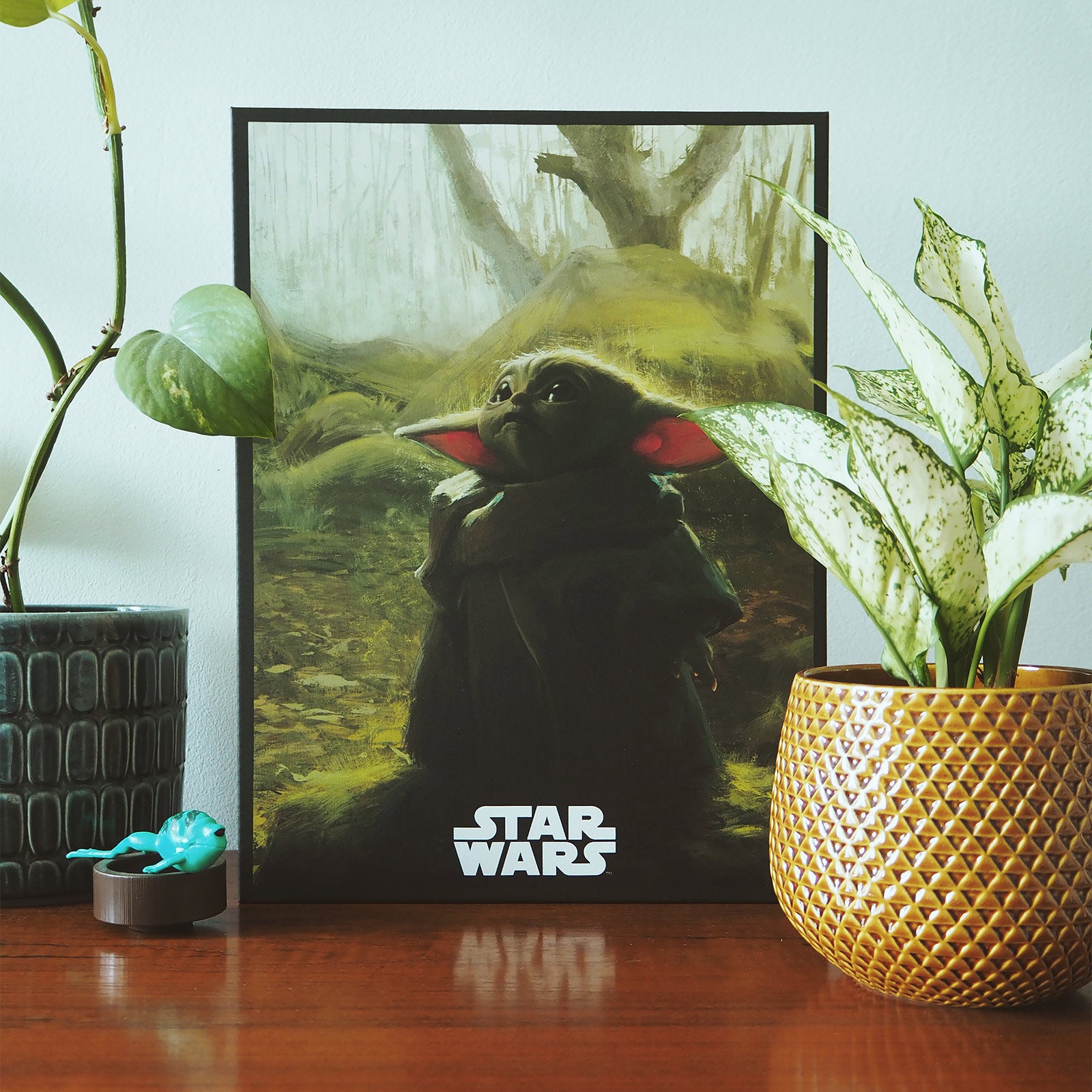 Imagen del producto Cuadro de pared Grogu con luz - Star Wars The Mandalorian