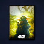 Imagen del producto Cuadro de pared Grogu con luz - Star Wars The Mandalorian