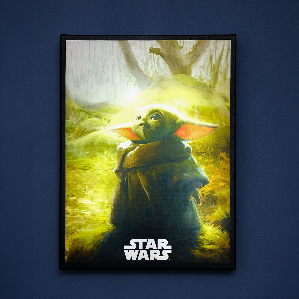Imagen del producto Cuadro de pared Grogu con luz - Star Wars The Mandalorian